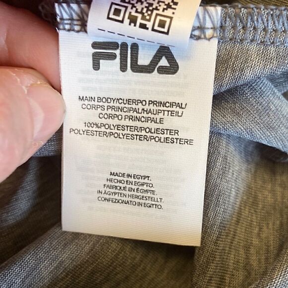 𝅺FILA | Grey Racer Back Graphic Training Tank , Size Large, NWT - Picture 8 of 13